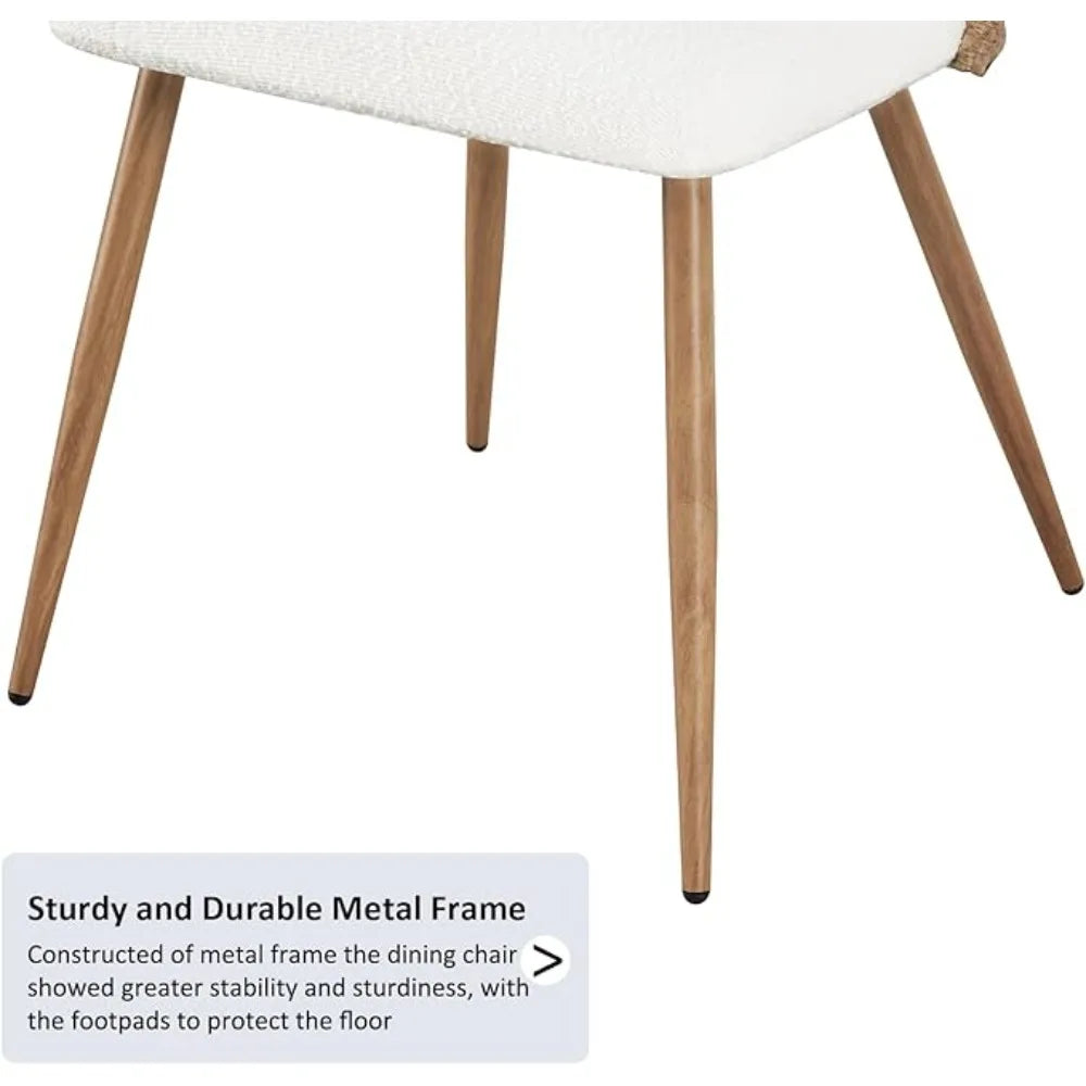 Casae Rattan Dining Chairs Set of 4 — PE Cane Back