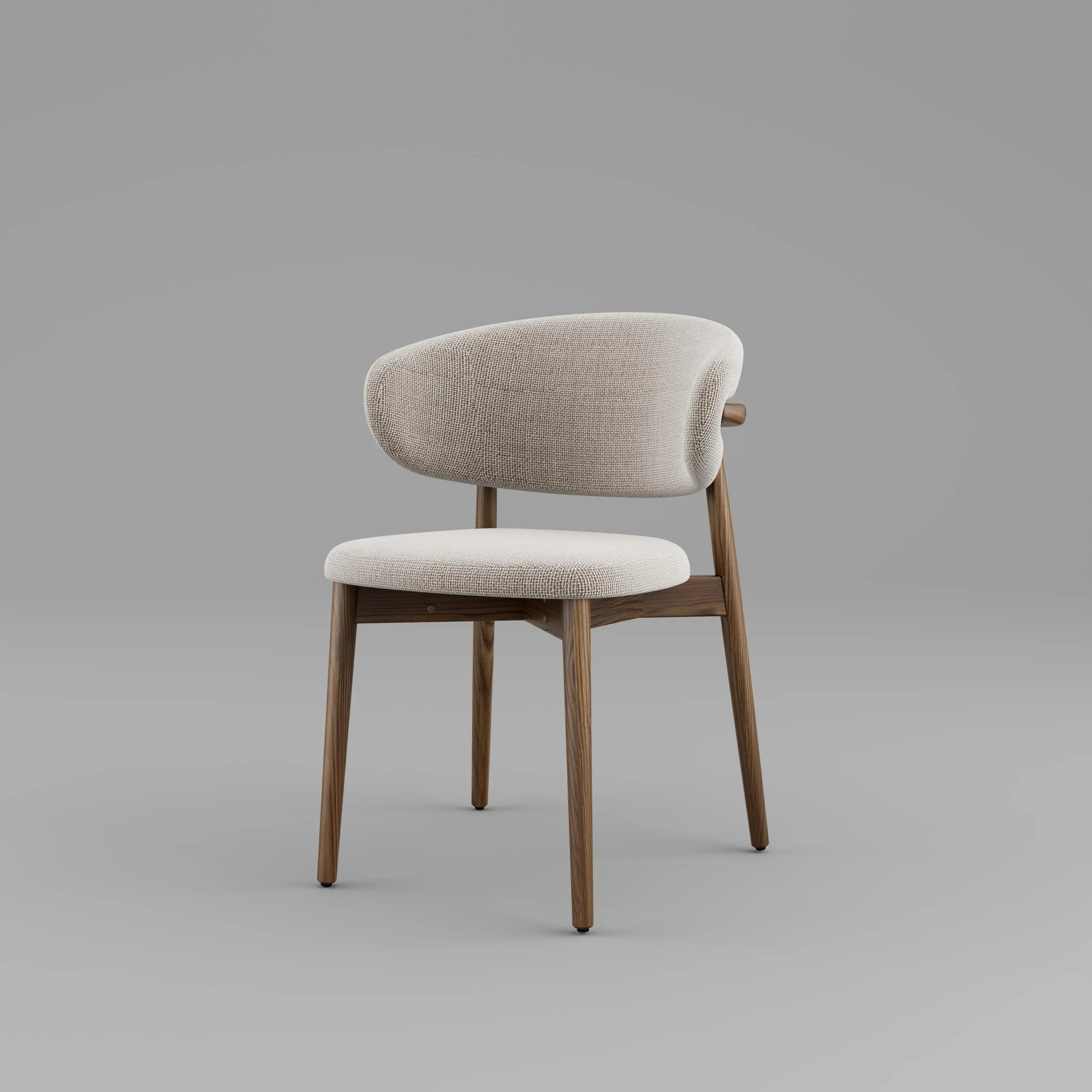 Lumo Solid Wood Dining Chair Set — 2 Seats