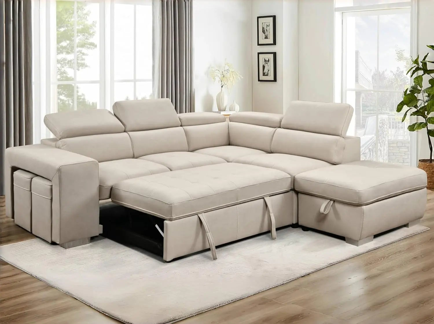 Solaro L-Sectional Sleeper