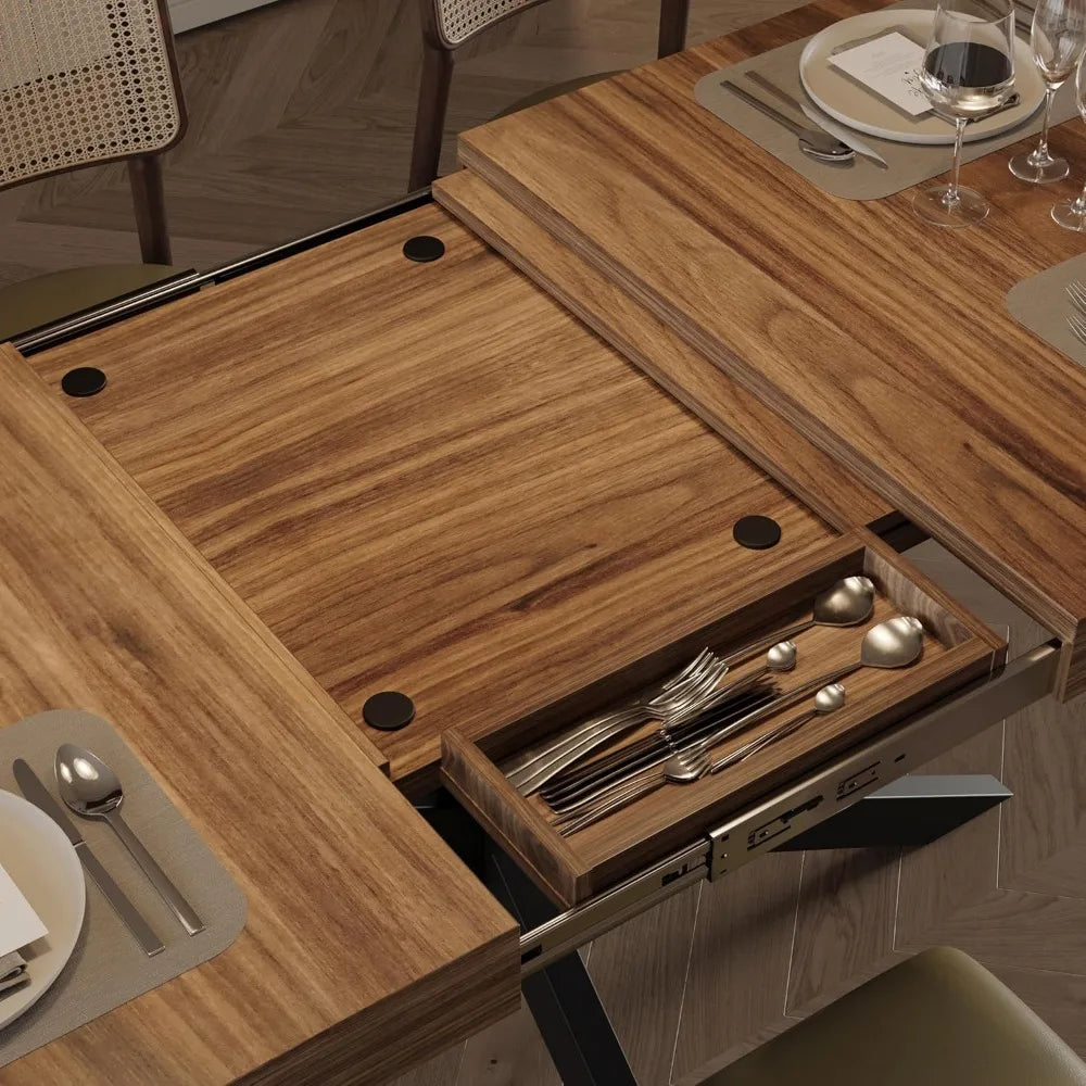 Vellaro Extendable Dining Table — 4-8 Seats