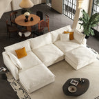 Avelin L-Shaped Cloud Sectional Sofa