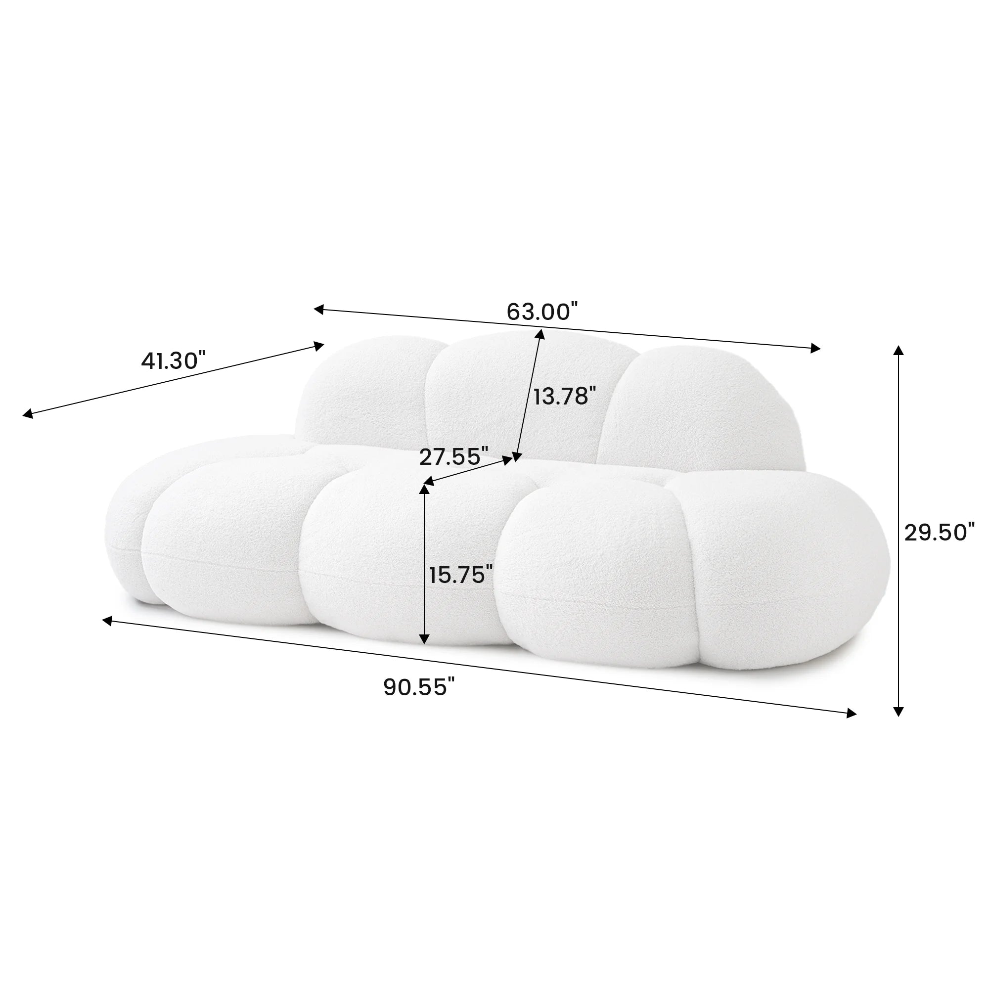 Nuvola Cloud Sofa Modern Lounger