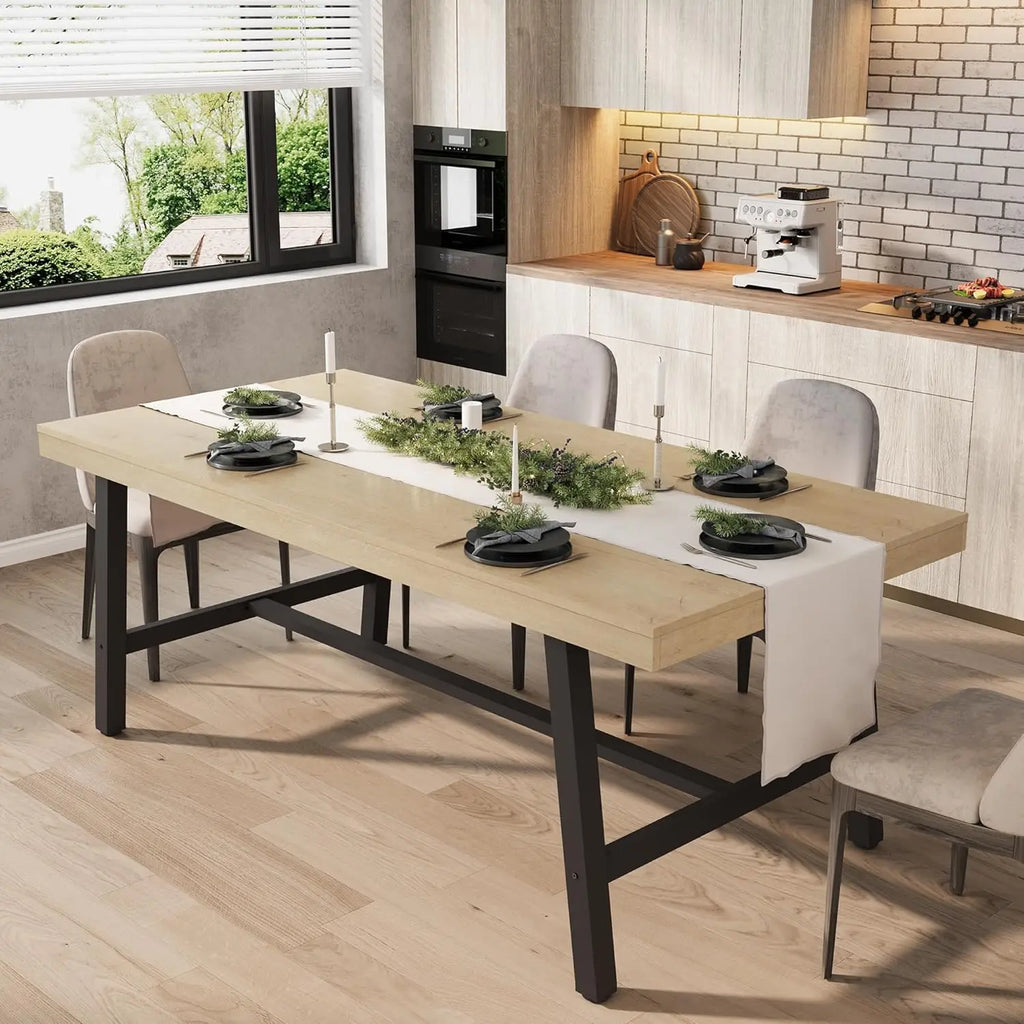 Ferrano Industrial Dining Table — 6-8 Seats