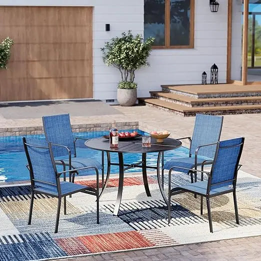 Riviera 7-Piece Outdoor Dining Set — 6 Seats