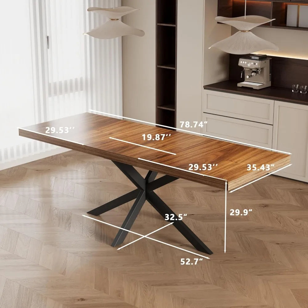 Vellaro Extendable Dining Table — 4-8 Seats
