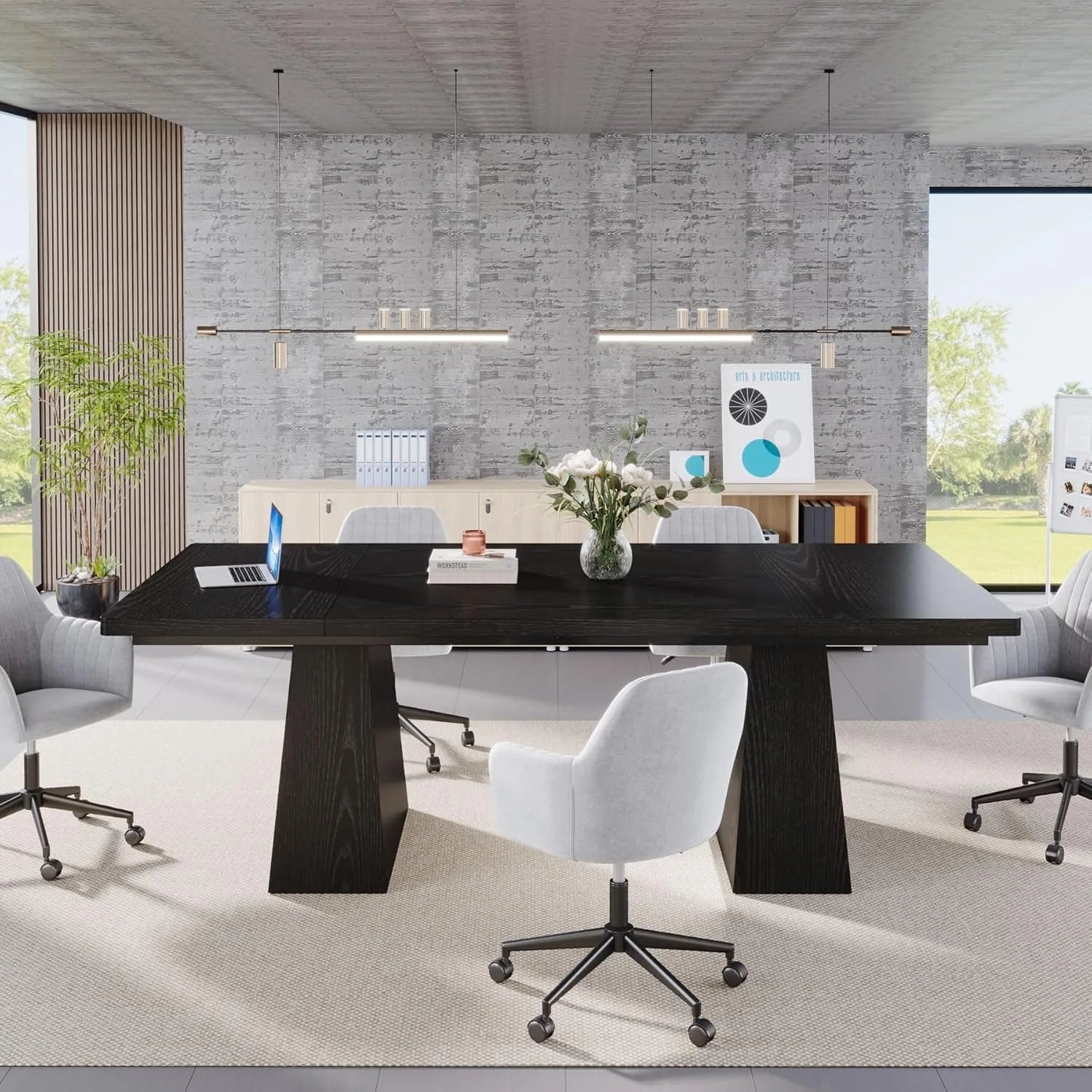 Marento Rectangular Dining Table — 4-6 Seats