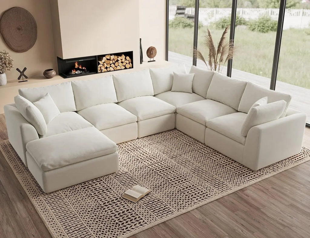 Nimbus 7-Seater Cloud Sectional Sofa