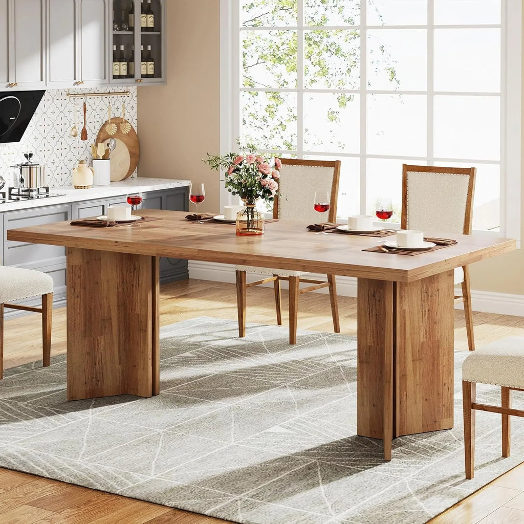 Marento Pedestal Dining Table — 6-8 Seats