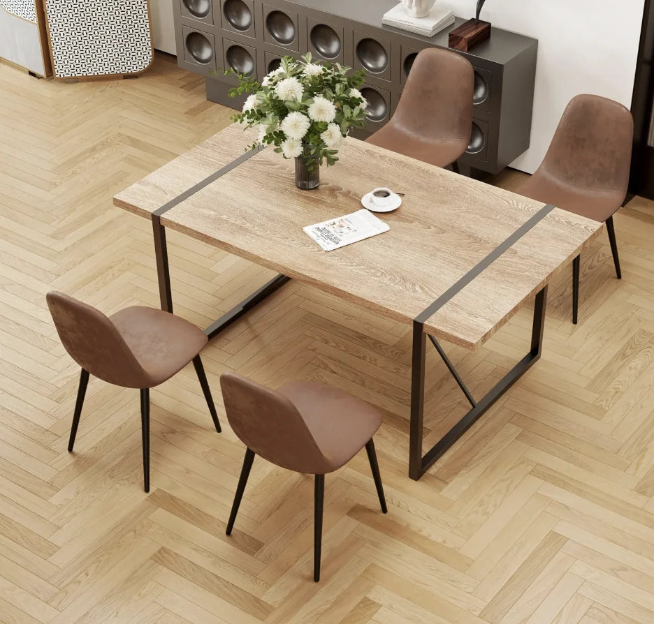 Valero 5-Piece Wood Dining Set — 4 Seats