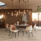 Liora Two-Tone Luxury Dining Chairs — Set of 2