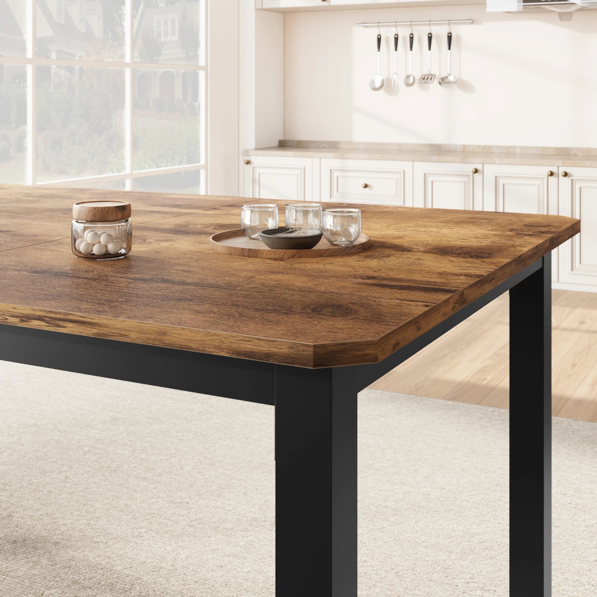 Lireno 8-Seat Rectangular Dining Table
