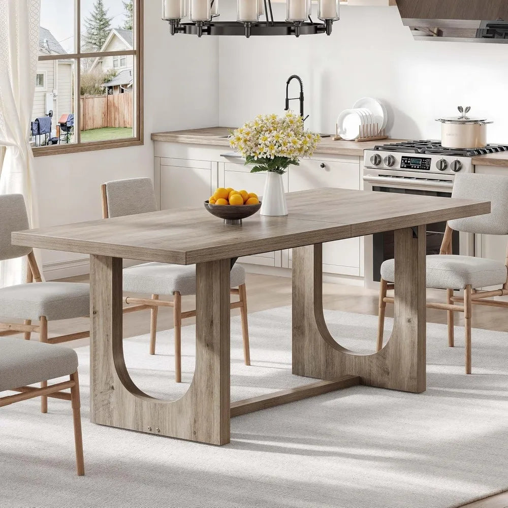 Graciano Farmhouse Dining Table — 6-8 Seats