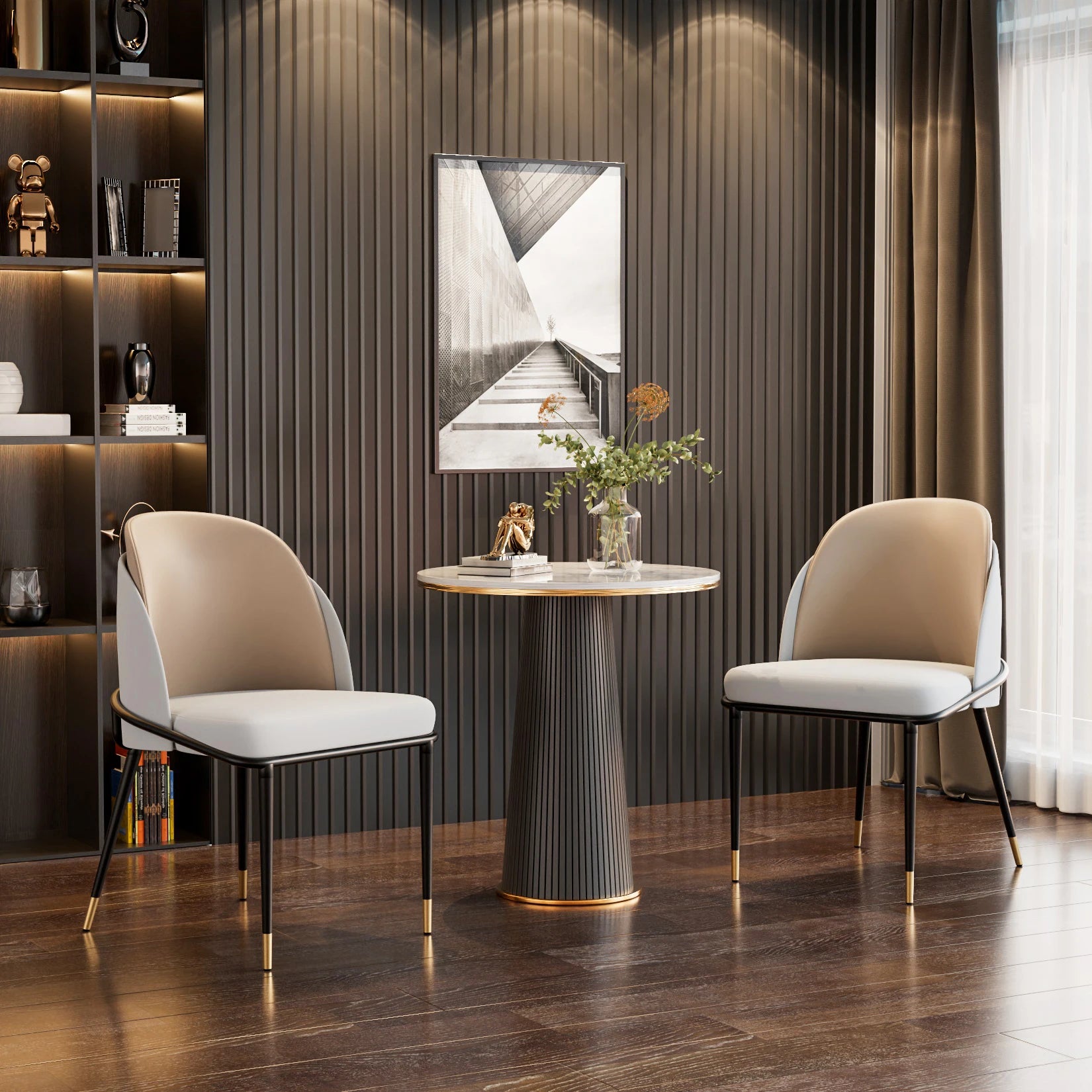 Liora Luxury Dining Chair Set — 2 Seats