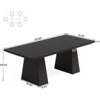 Marento Rectangular Dining Table — 4-6 Seats