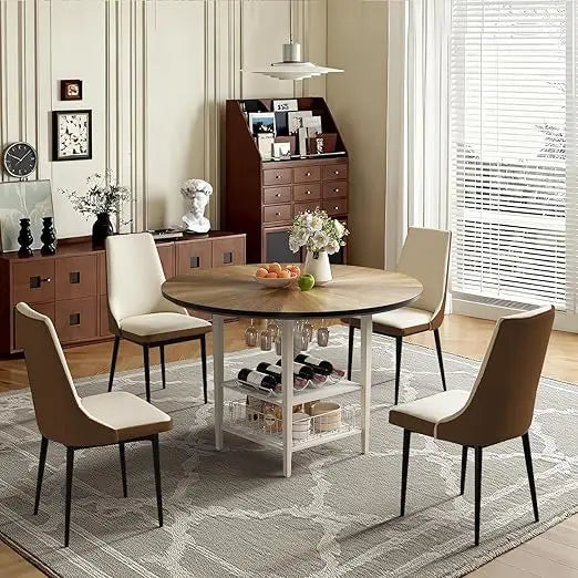 Teraldo 4-Seat Round Dining Set