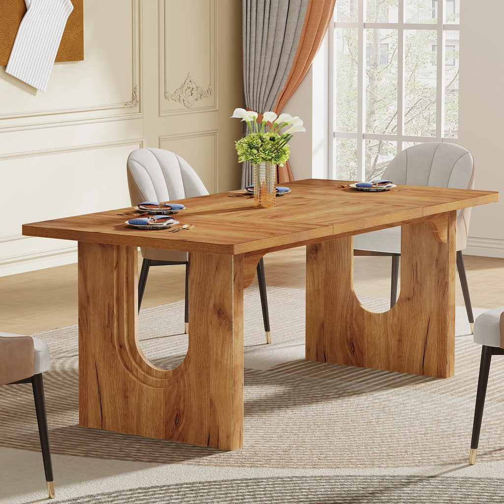 Marento Pedestal Dining Table — 6-8 Seats