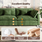 Avelin L-Shaped Cloud Sectional Sofa