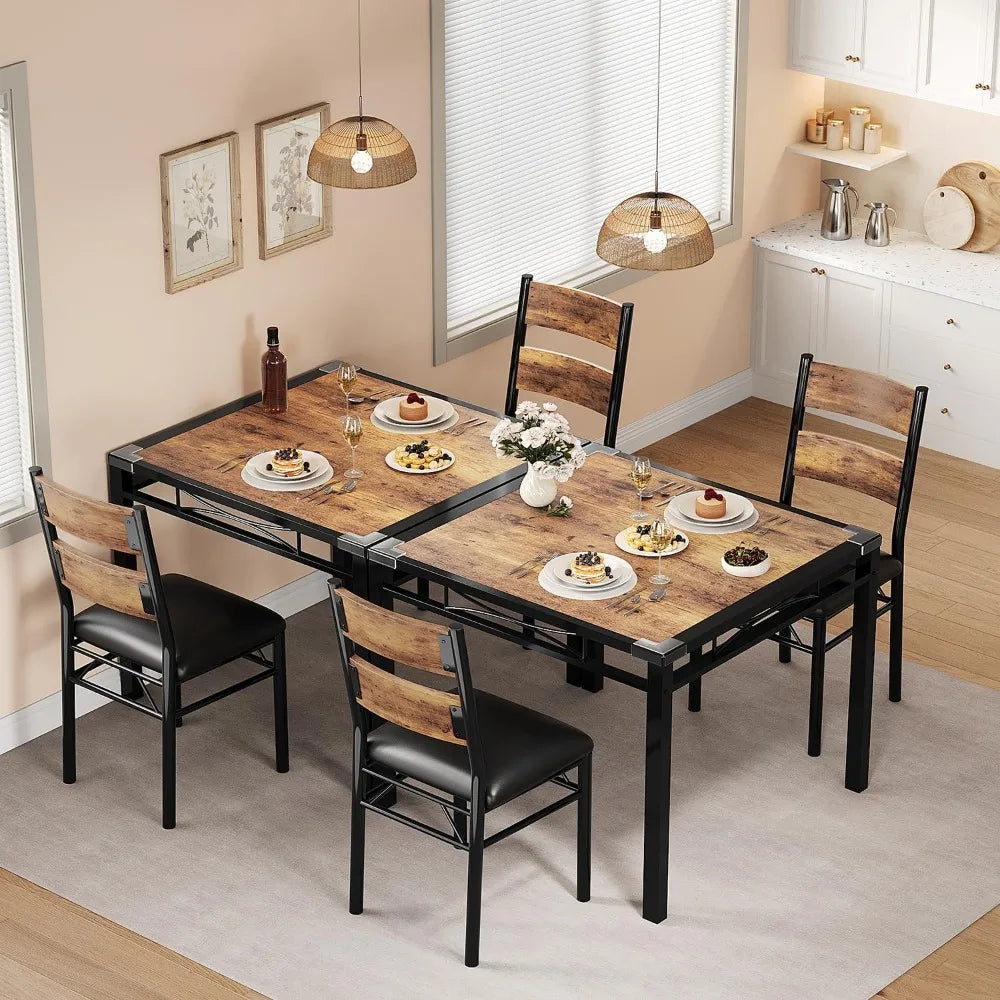 Marento 3-Piece Rustic Dining Set