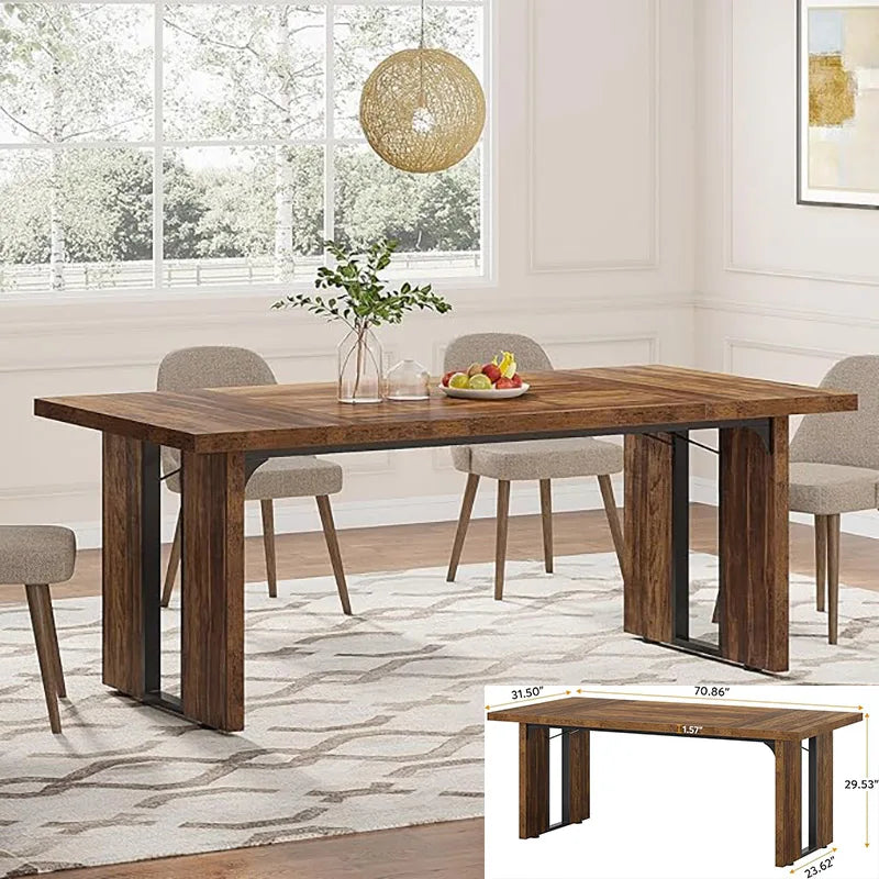 Marento Pedestal Dining Table — 6-8 Seats