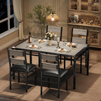 Sereno 5-Piece Rustic Dining Set