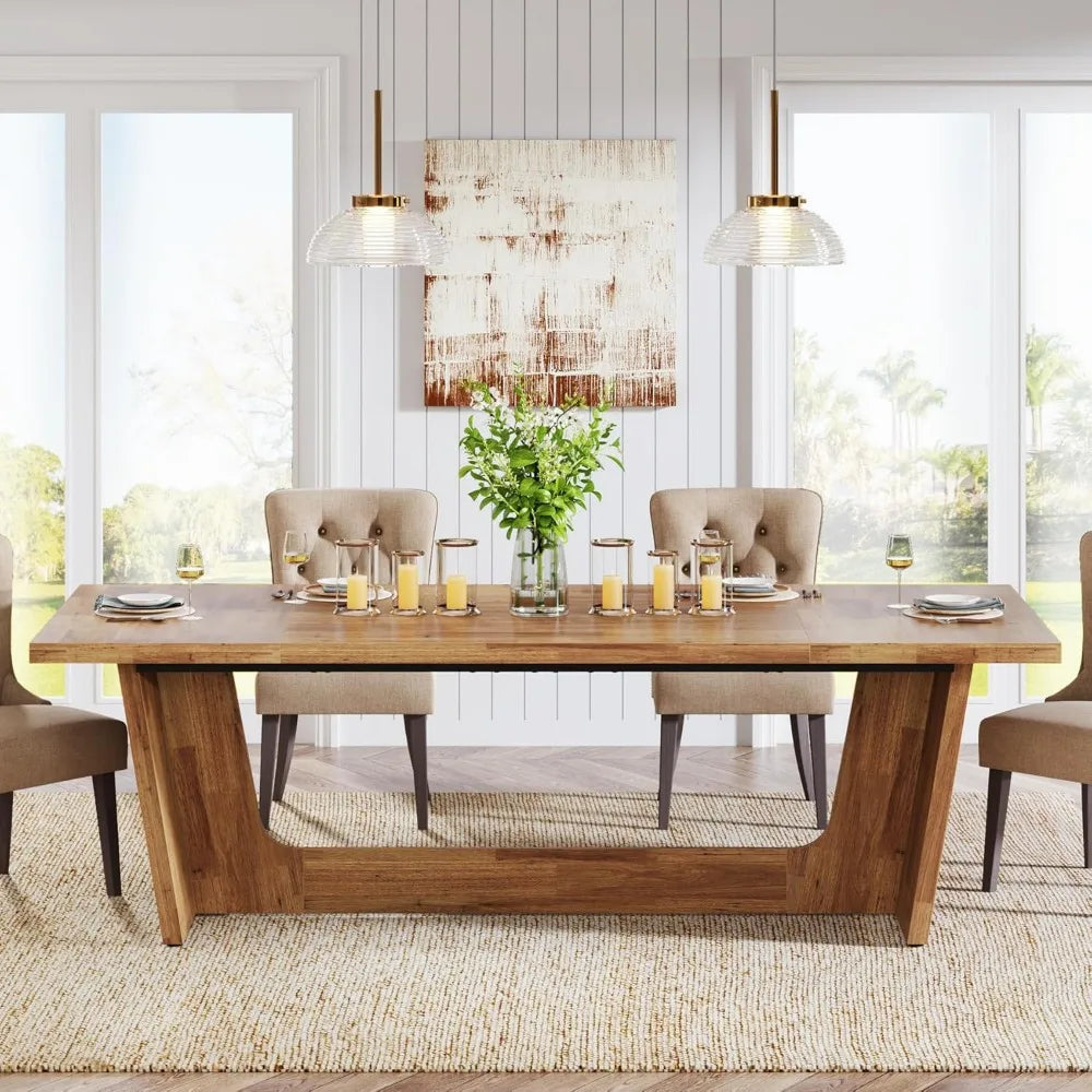 Bellaro Farmhouse Dining Table — 6-8 Seats