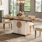 Linero 4-6 Seat Farmhouse Dining Table