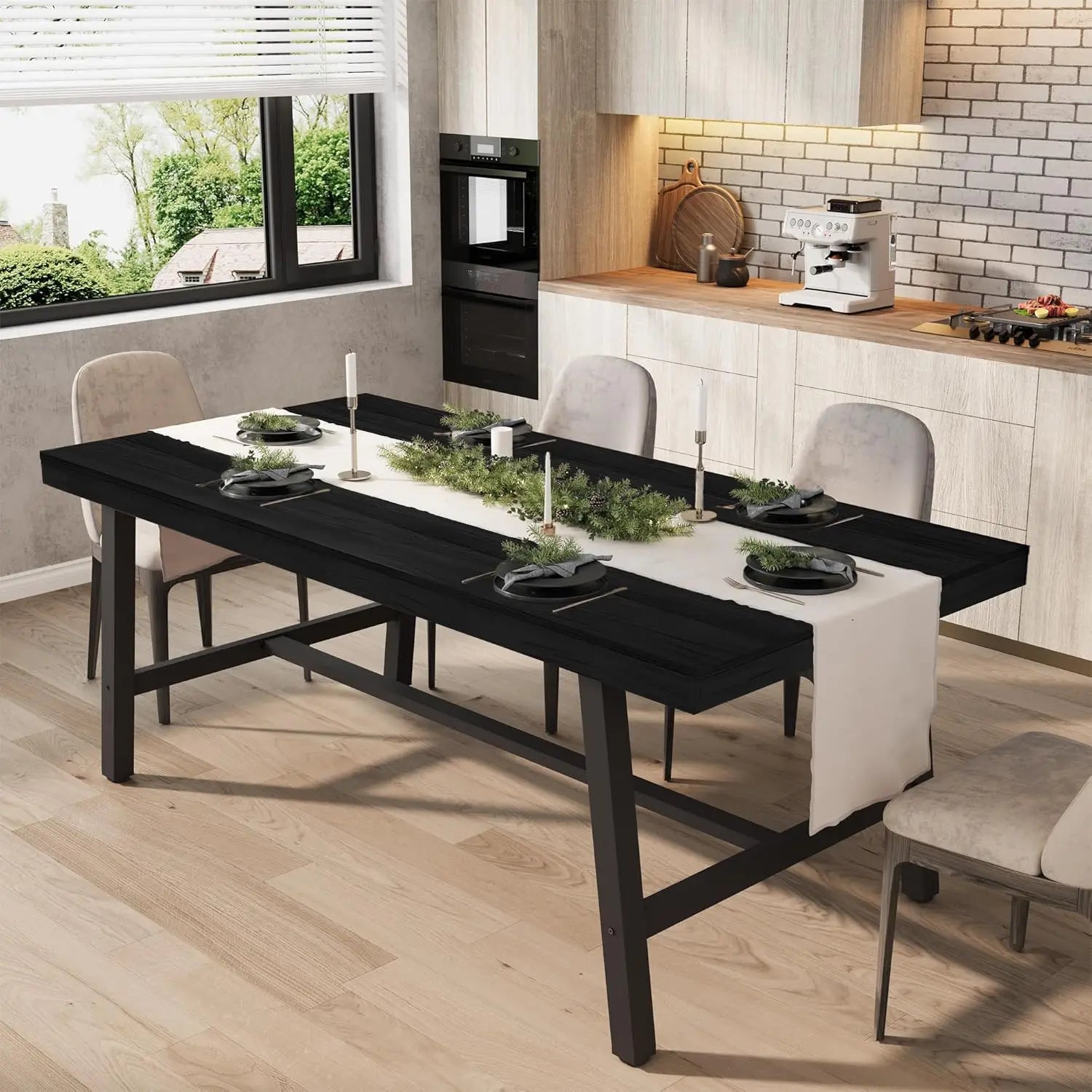 Ferrano Industrial Dining Table — 6-8 Seats