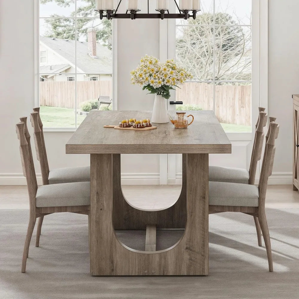 Graciano Farmhouse Dining Table — 6-8 Seats