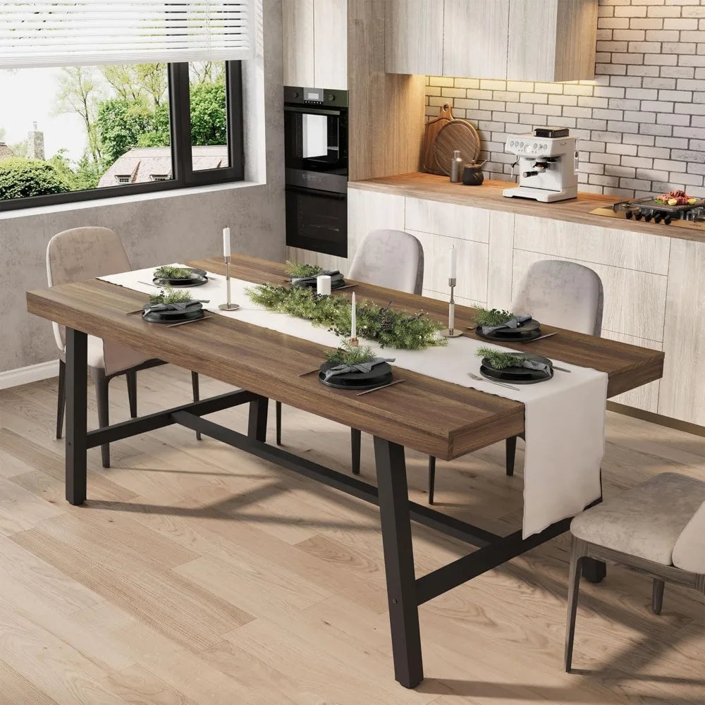 Ferrano Industrial Dining Table — 6-8 Seats