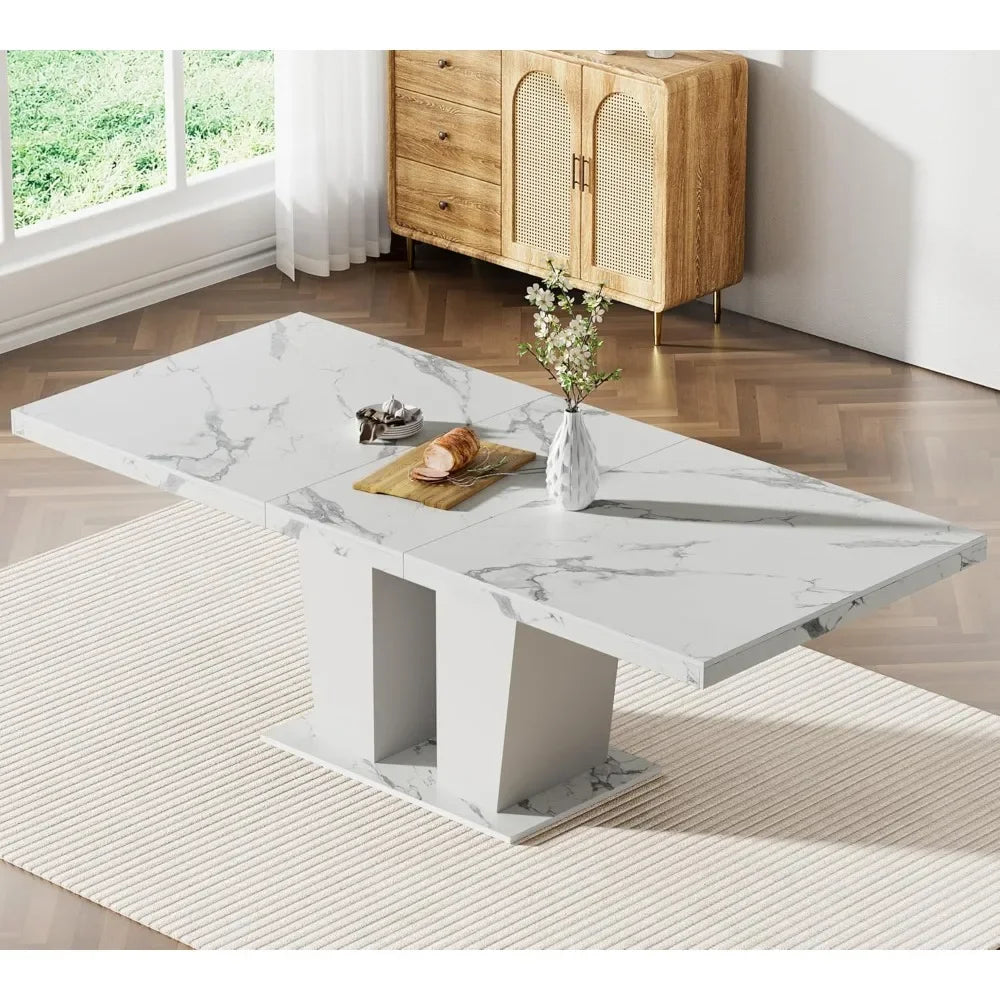 Ampliaro Expandable Dining Set — 7-Piece Velvet Edition