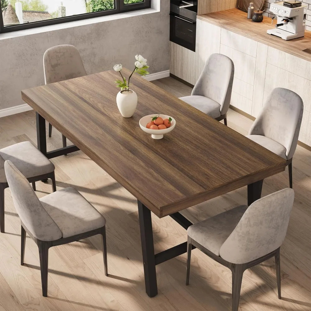 Ferrano Industrial Dining Table — 6-8 Seats
