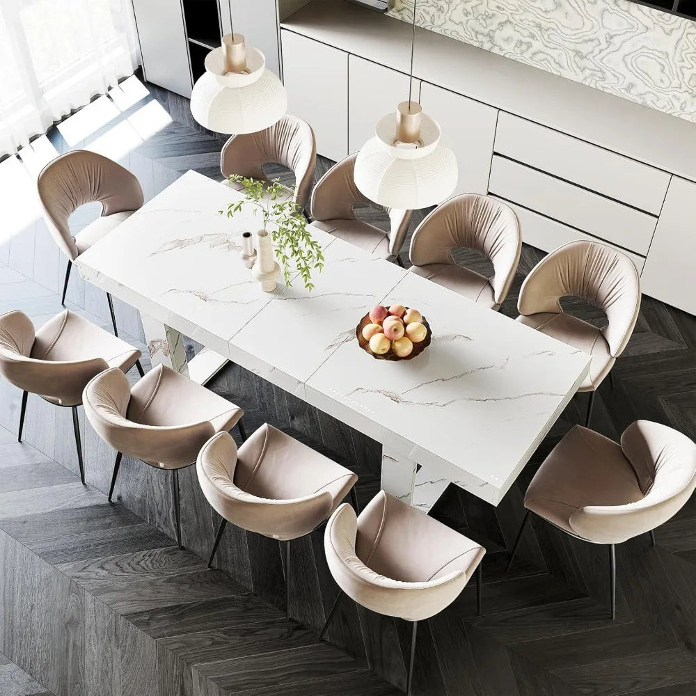 Bianca Extendable Dining Table — Seats 6–10