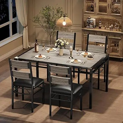Sereno 5-Piece Rustic Dining Set