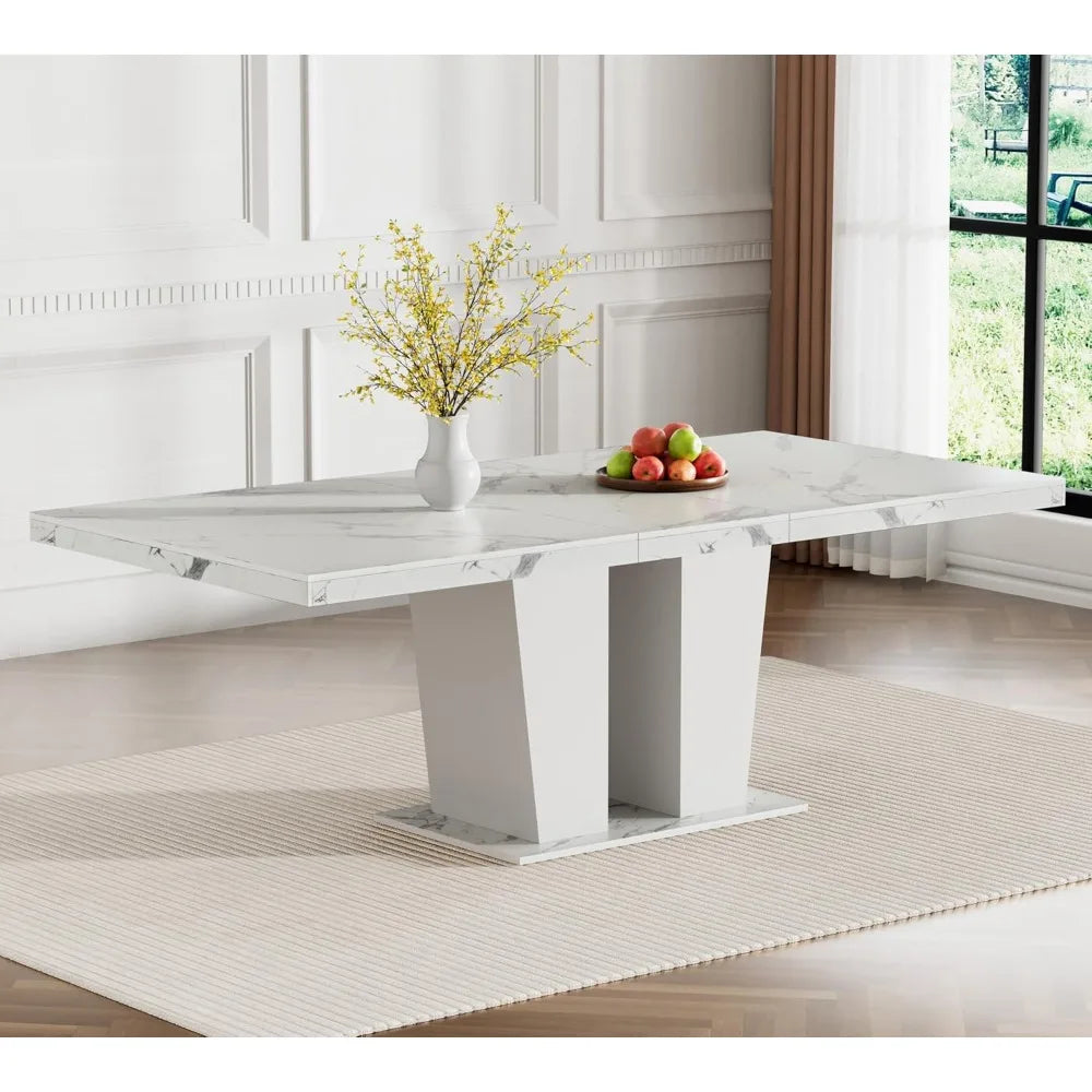 Ampliaro Expandable Dining Set — 7-Piece Velvet Edition