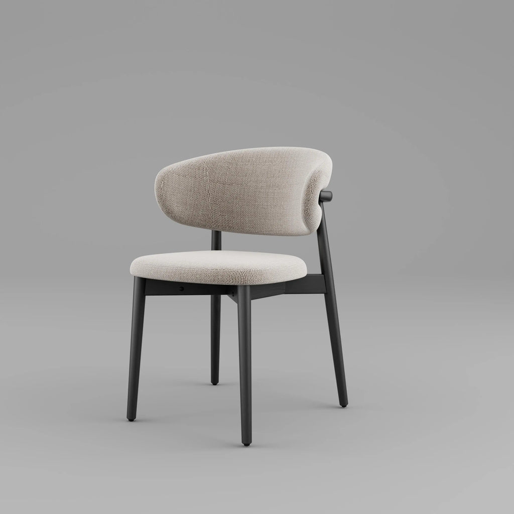 Lumo Solid Wood Dining Chair Set — 2 Seats