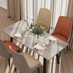 Siena Dining Chairs, Set of 2, Leather & Wood