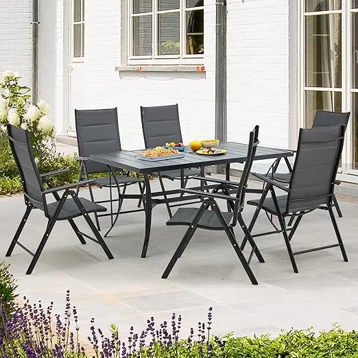 Riviera 7-Piece Outdoor Dining Set — 6 Seats