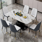 Marbello 7-Piece Modern Dining Set — 6 Seats