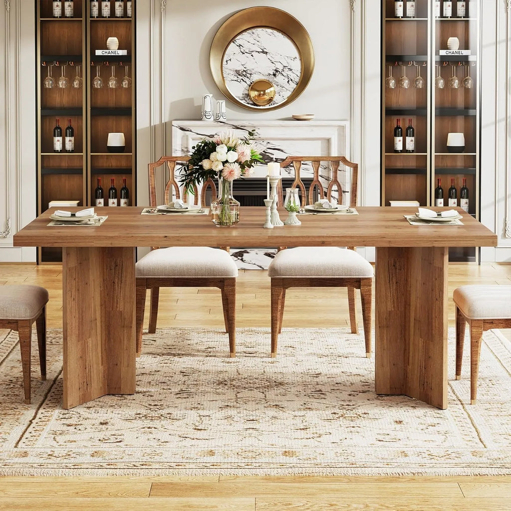 Marento Pedestal Dining Table — 6-8 Seats