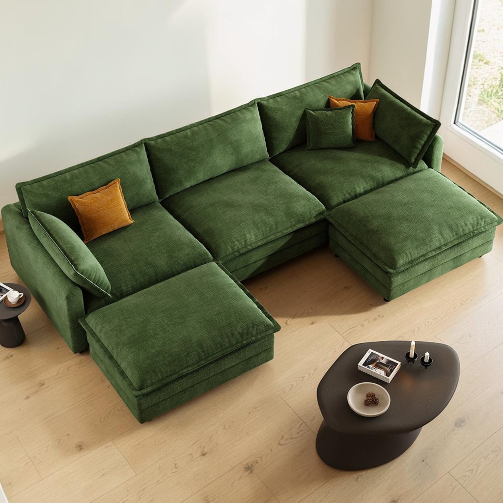 Avelin L-Shaped Cloud Sectional Sofa