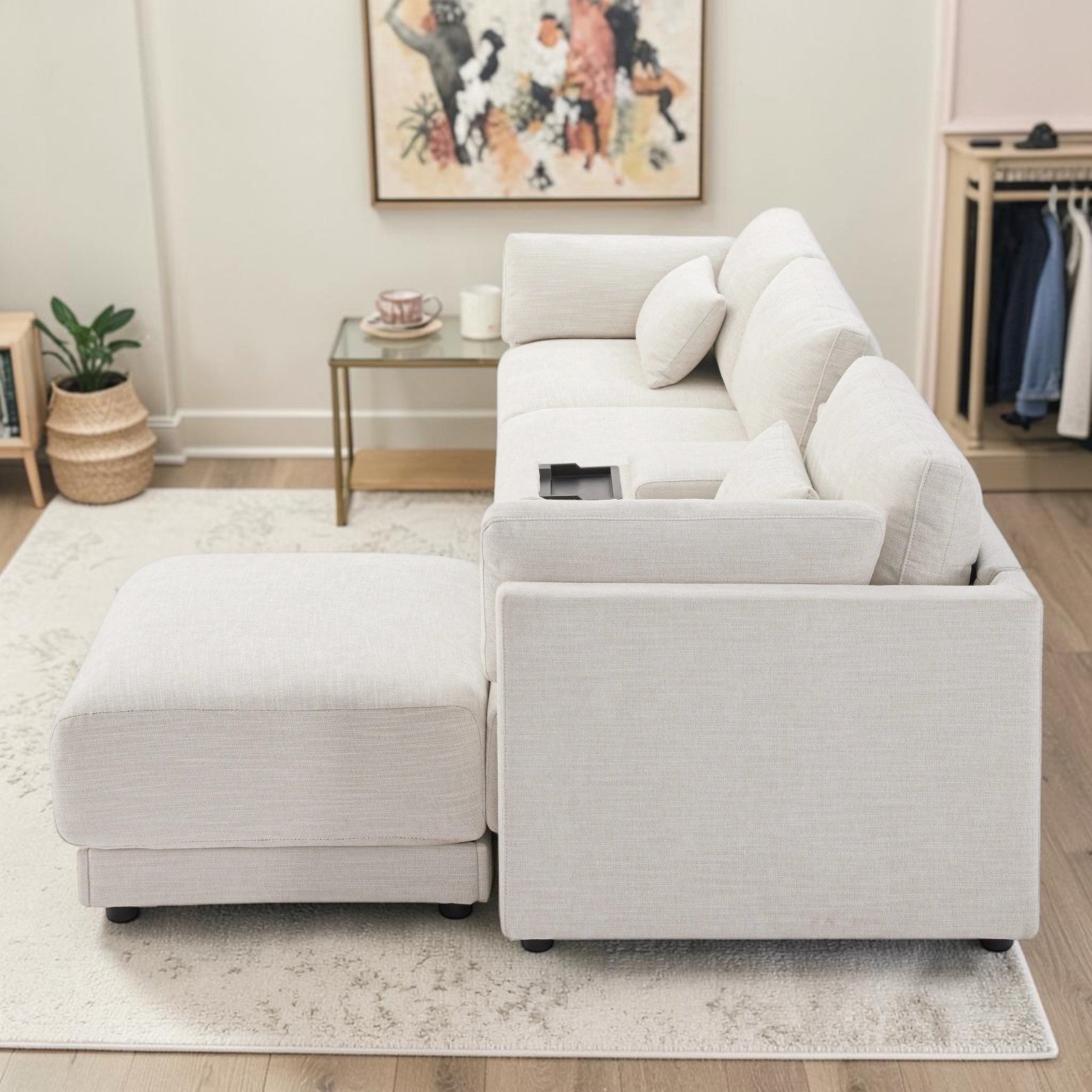 Liora Storage L-Shape Sofa